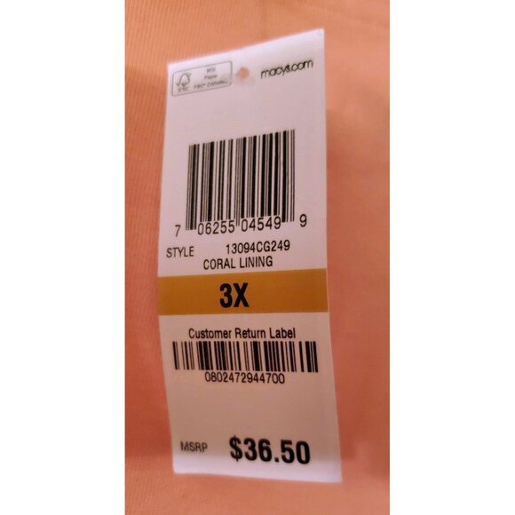 KAREN SCOTT WOMAN SHORT SLEEVE PEACH CORAL SHIRT SIZE 3X NWT - Picture 2 of 7